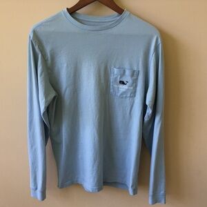 Vineyard Vines Men's Light Blue Long Sleeve Shirt